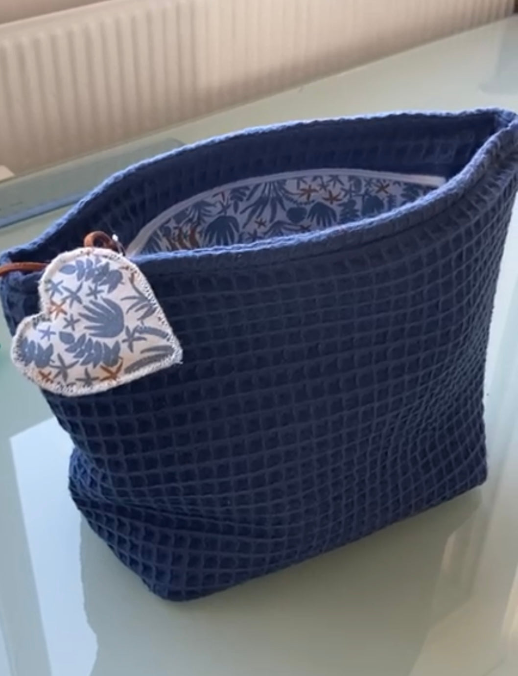 Pochette Léo Bleu méditerranée